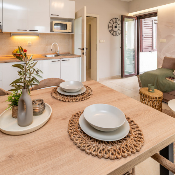 Kitchen, Apartmani Marija&Anton Dujmović, Villa Marina&Apartments Dujmovic Malinska