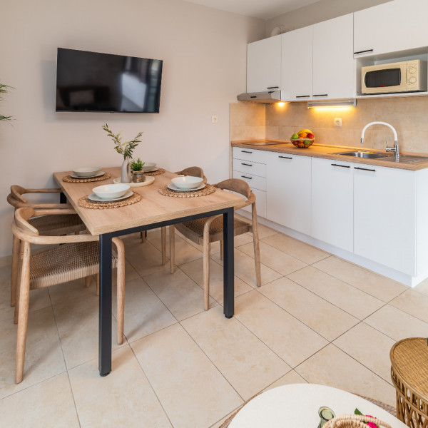 Kitchen, Apartmani Marija&Anton Dujmović, Villa Marina&Apartments Dujmovic Malinska
